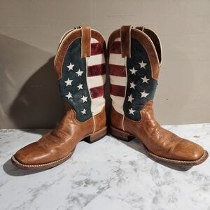 Shyanne American Flag Western Boots Women Size 8m